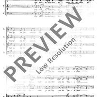 Vier Sätze nach deutschen Volksliedern - Choral Score