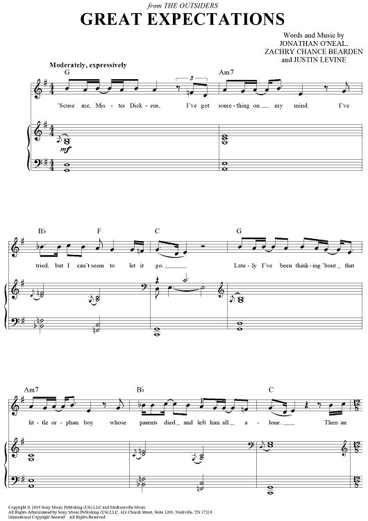 Great Expectations Sheet Music For Piano Vocal Chords Sheet Music Now Great Expectations Sheet Music For Piano Vocal Chords Sheet Music Now