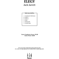 Elegy - Score