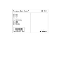 Sept danses - Set of Parts