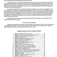 Notes and Contents - Bonus Material