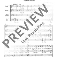 Drei Volksliedsätze - Choral Score