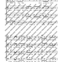 Sommermorgen in C major - Choral Score