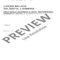 Die Weide - Piano Reduction