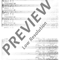 Drei französische Chöre - Choral Score