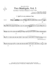 Two Madrigals, Vol. 5 - from Morley's "First Book of Madrigals to 4 Voices" (1594) - Trombone 2