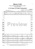 Merry Celli - Four Carols for Cello Quartet or Choir (with optional Bass) - Score