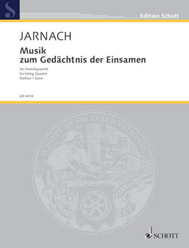 Musik zum Gedächtnis der Einsamen - Full Score