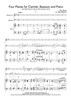 Four Pieces - Piano