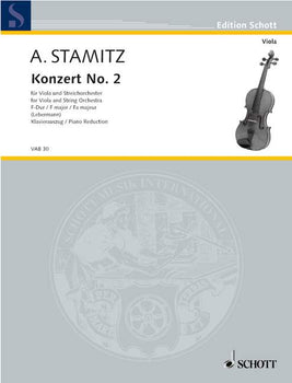 Concerto No. 2 F Major - Piano Score With Solo Part