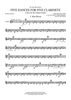 Five Dances for Five Clarinets - Bb Bass Clarinets