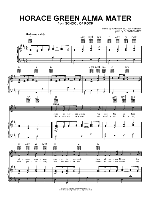 Horace Green Alma Mater