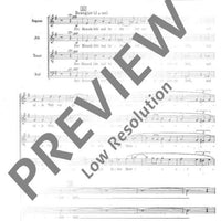 Vom Wesen und Vergehen - Choral Score