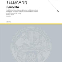 Concerto A minor - Score