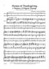Hymns of Thanksgiving for 2 Violins and Piano - Piano