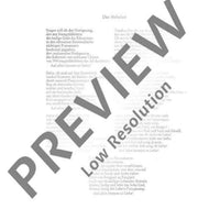 Kantate Nr. 4 - Piano Reduction