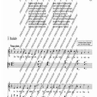 Ein Kind ist uns geboren - Score