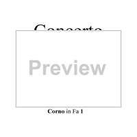 Concerto for Mandolin and Orchestra in F major - Horn in F 1