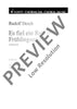Es fiel ein Reif in der Frühlingsnacht - Choral Score