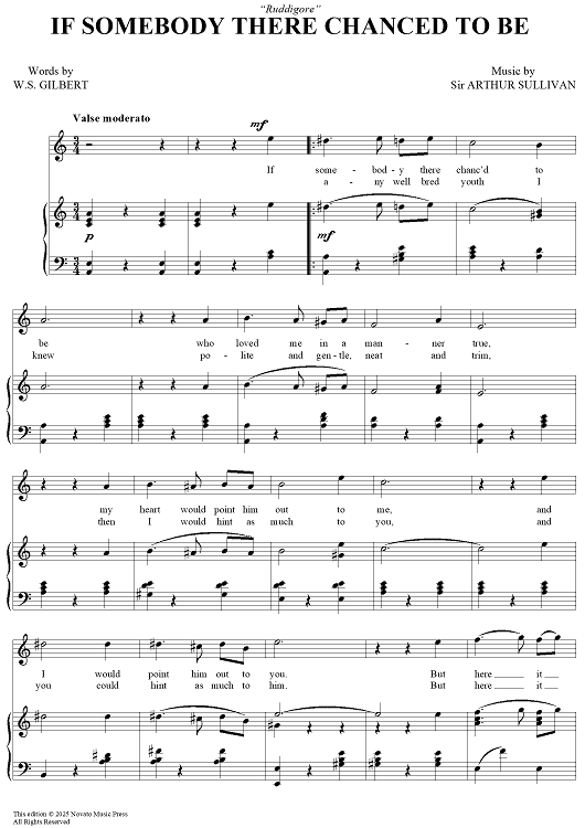 If Somebody There Chanced To Be