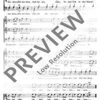 Des Teufels Ritt - Choral Score