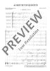 A First Set of Quintets - Performing Score