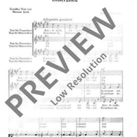 Serbische Volkslieder - Choral Score