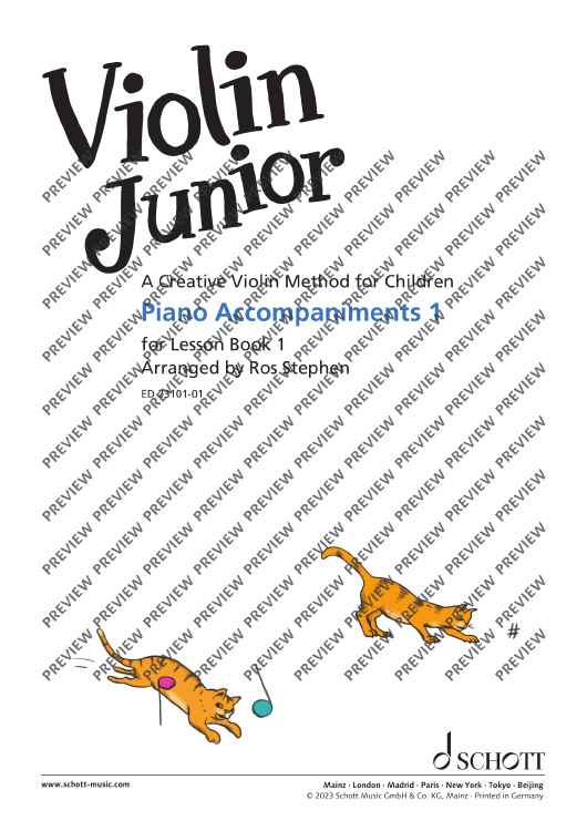 Violin Junior: Piano accompaniments 1