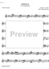 Three Part Sinfonia No. 5 BWV 791 Eb Major - Tenor Saxophone