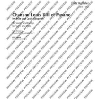 Chanson Louis XIII. et Pavane