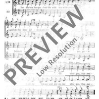 Sängerspruch des SB Rheinland-Pfalz / Begrüßung der Sänger - Choral Score