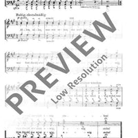 Ach wie flüchtig, ach wie nichtig - Choral Score