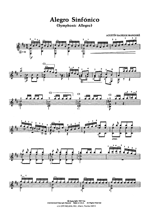 Alegro Sinfonico (Symphonic Allegro)
