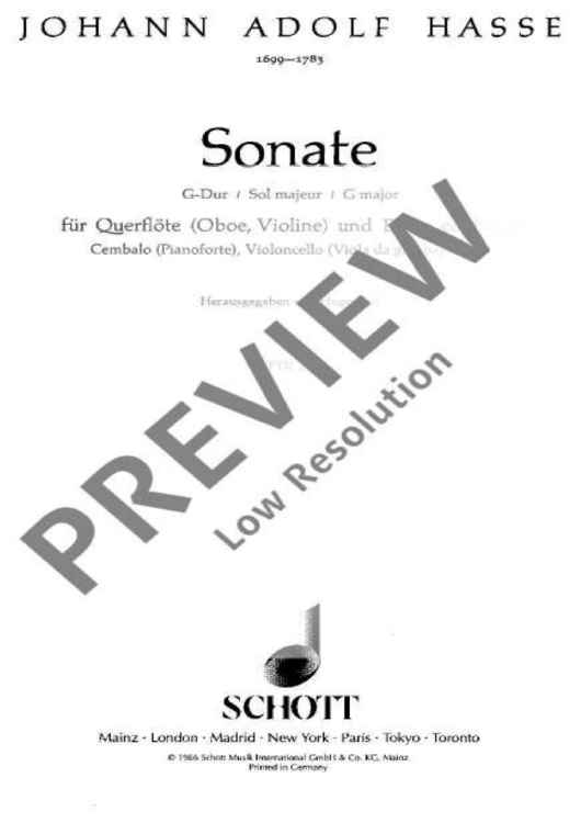 Sonata G Major