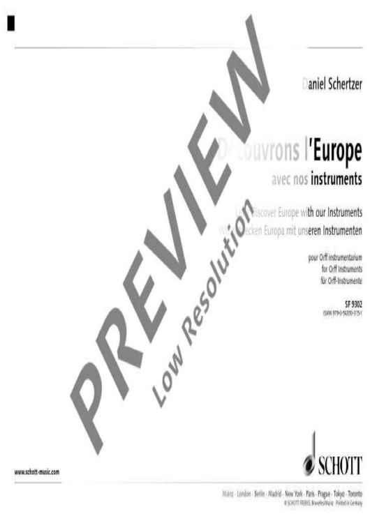 Let's Ciscover Europe with our Instruments - Performing Score