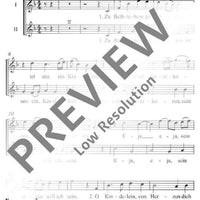 5 Weihnachtslieder - Choral Score