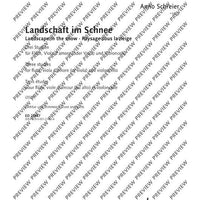 Landscape in snow - Score and Parts