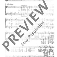 Iberisches Liederspiel - Choral Score