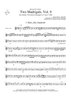 Two Madrigals, Vol. 9 - from Morley's "First Book of Madrigals to 4 Voices" (1594) - Bb Trumpet 1