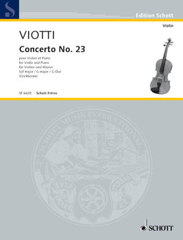 Concerto N°23 G major - Piano Reduction