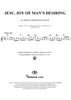 Jesu, Joy of Man's Desiring