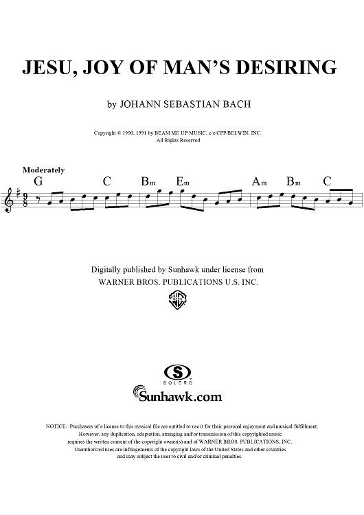 Jesu, Joy of Man's Desiring