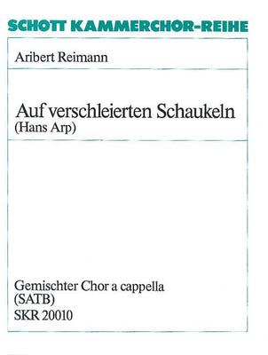 Auf verschleierten Schaukeln - Choral Score