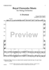 Royal Fireworks Music - Score