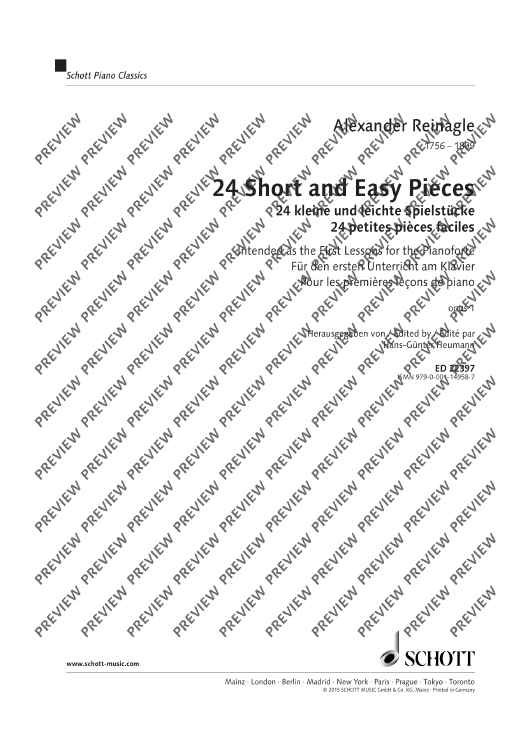 24 Short and Easy Pieces