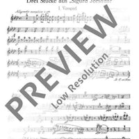 Sigurd Jorsalfar - Score and Parts