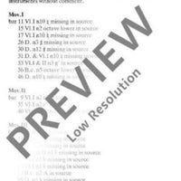 Concerto No. 5 C major - Score