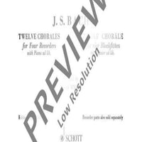 12 Chorales - Performing Score