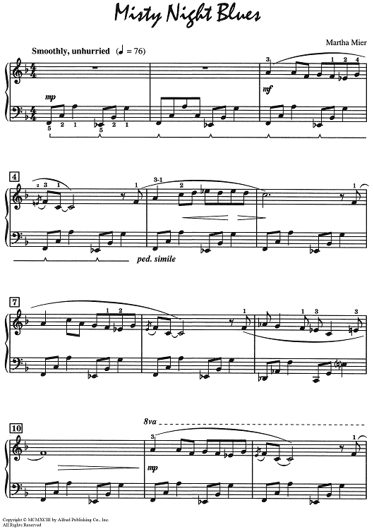 Misty Night Blues