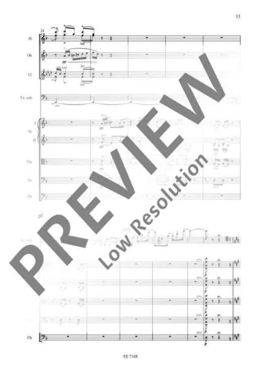 Variations on a Rococo Theme for Cello and Orchestra - Full Score ...